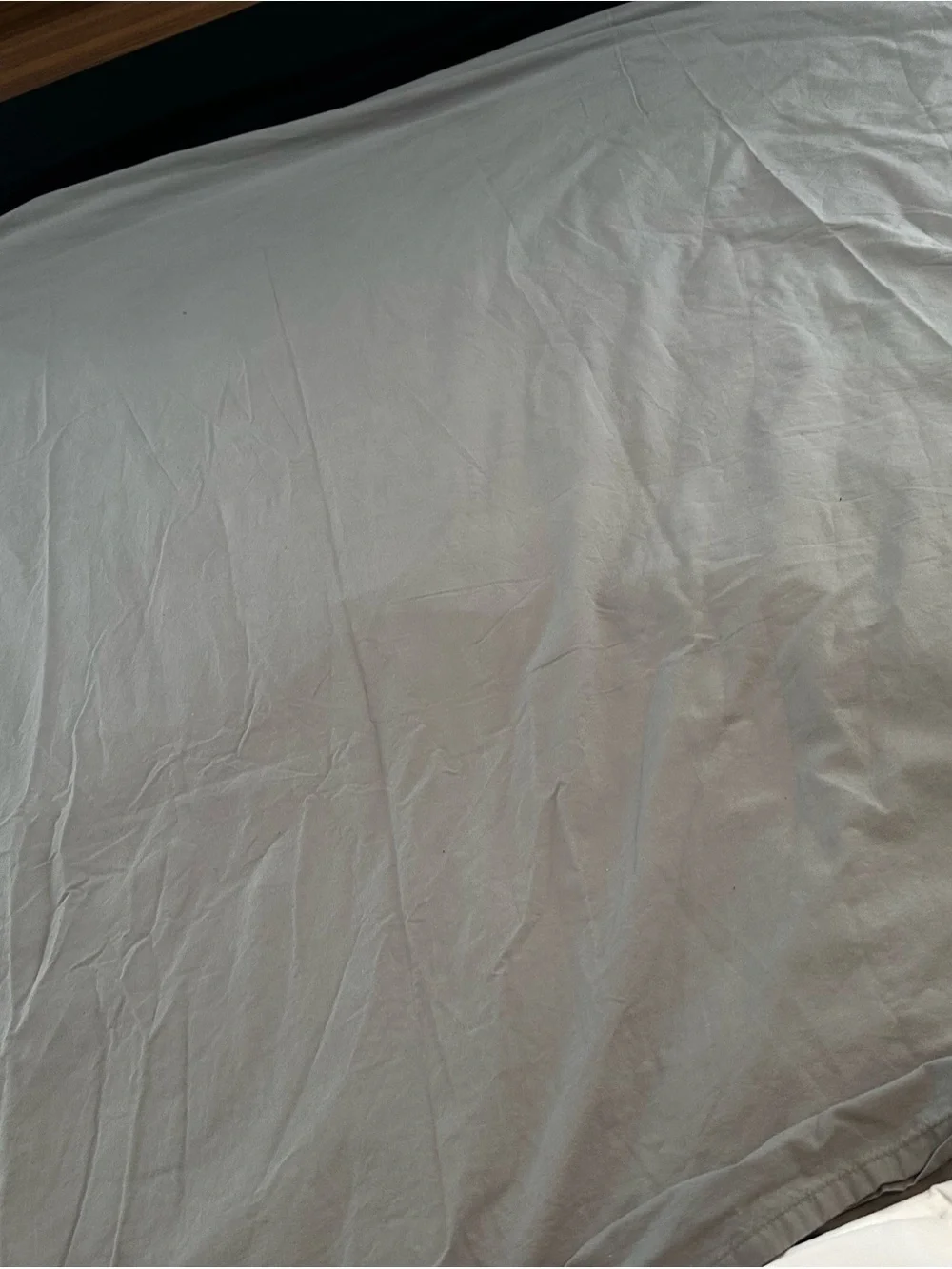 H&M Light Gray Cotton King Size Duvet Cover